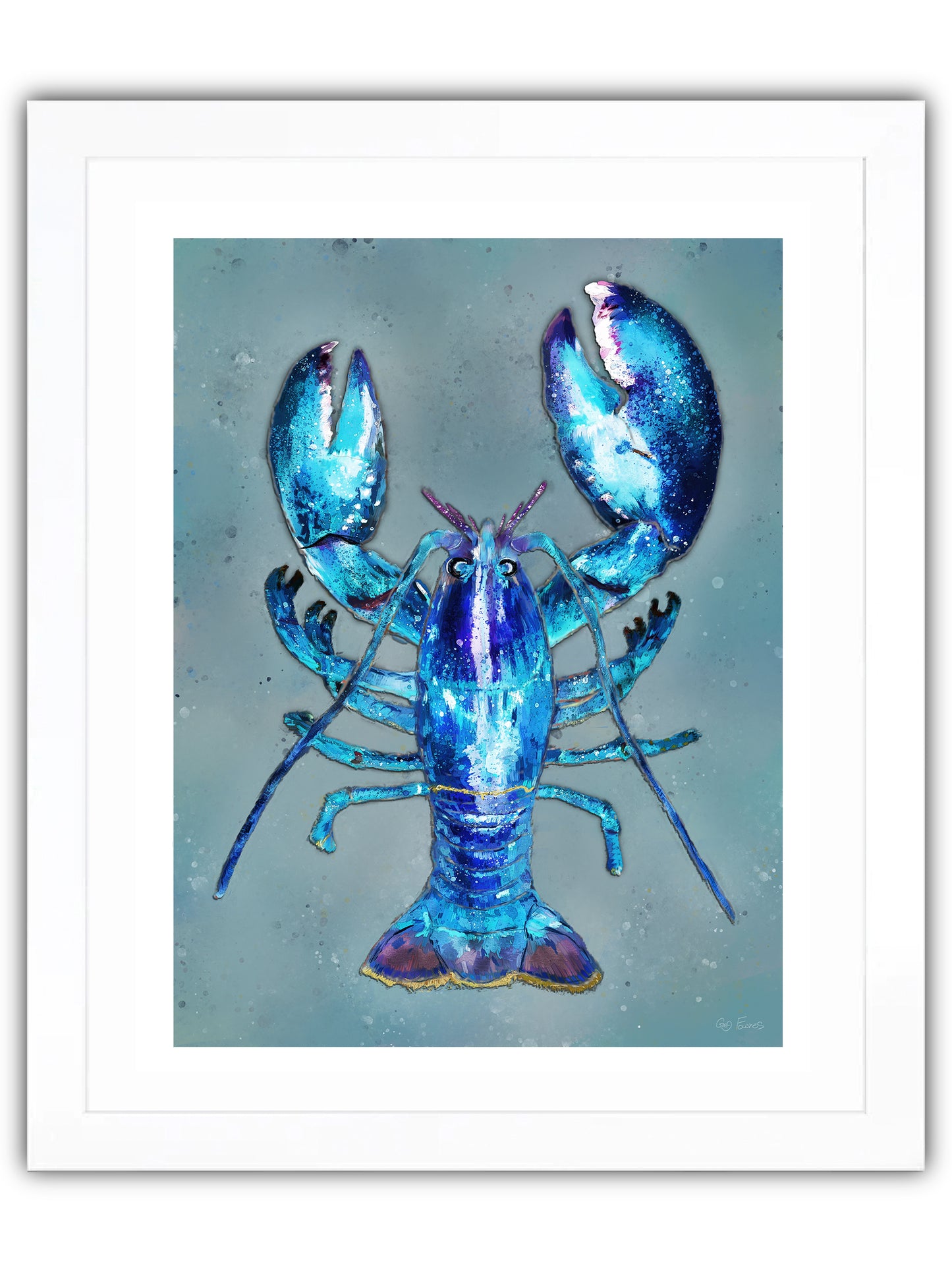 Blue Lobster Art