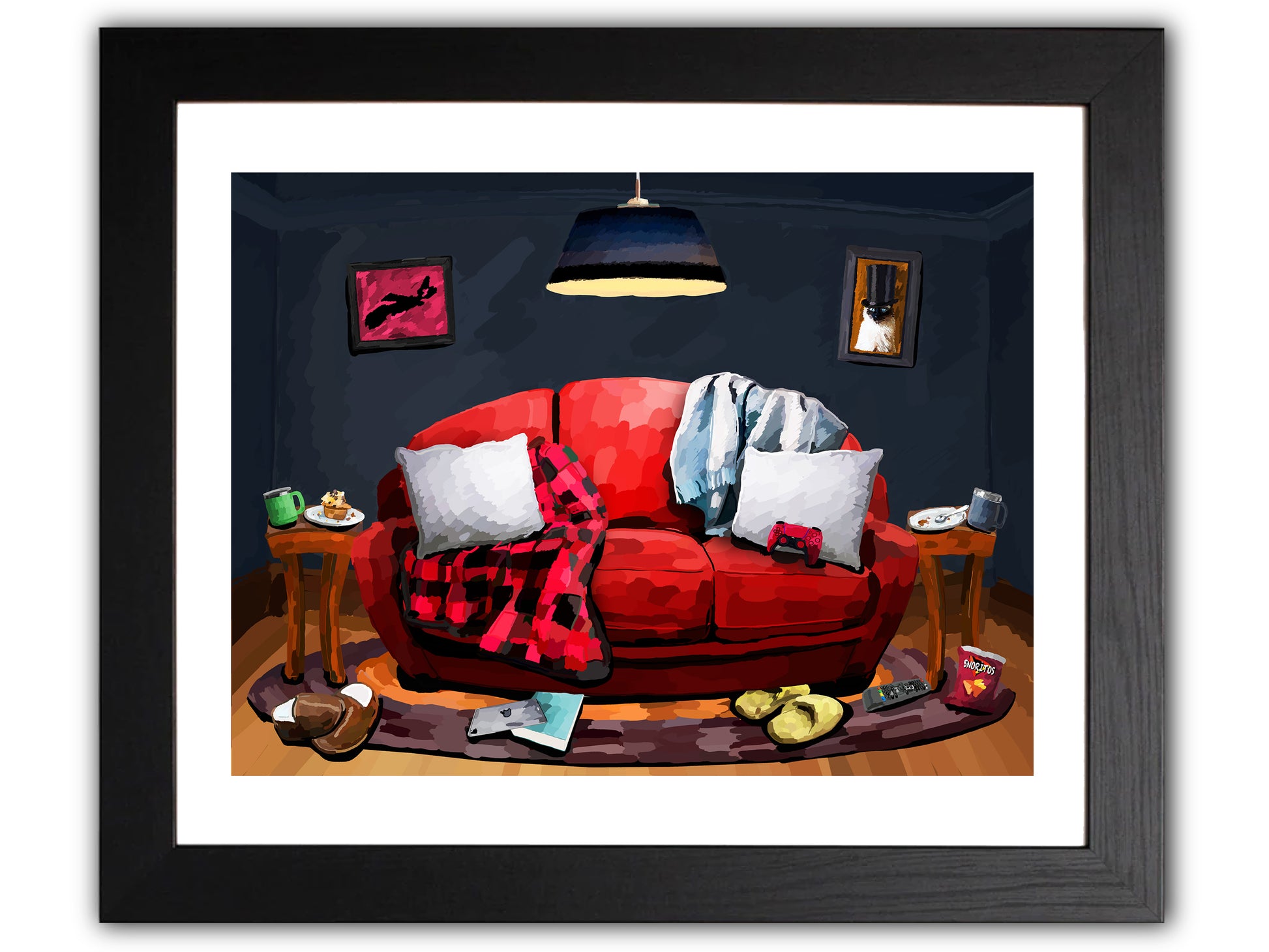 Red couch