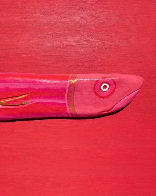 Estelle — Original Folk Art Fish Sculpture