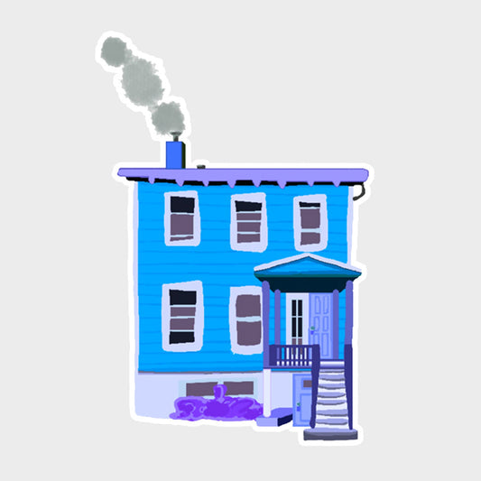 Blue house