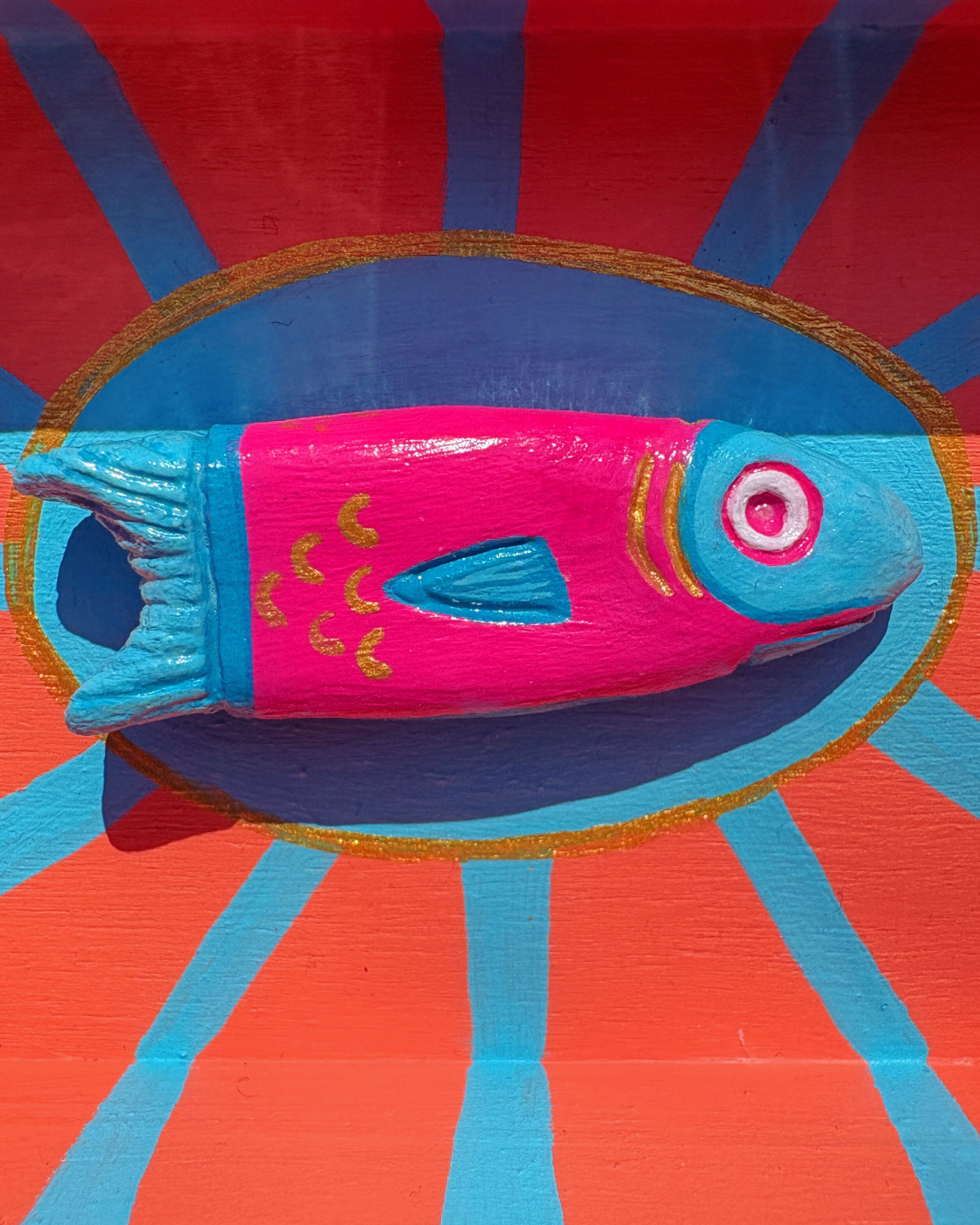 Karl — Original Folk Art Fish Sculpture