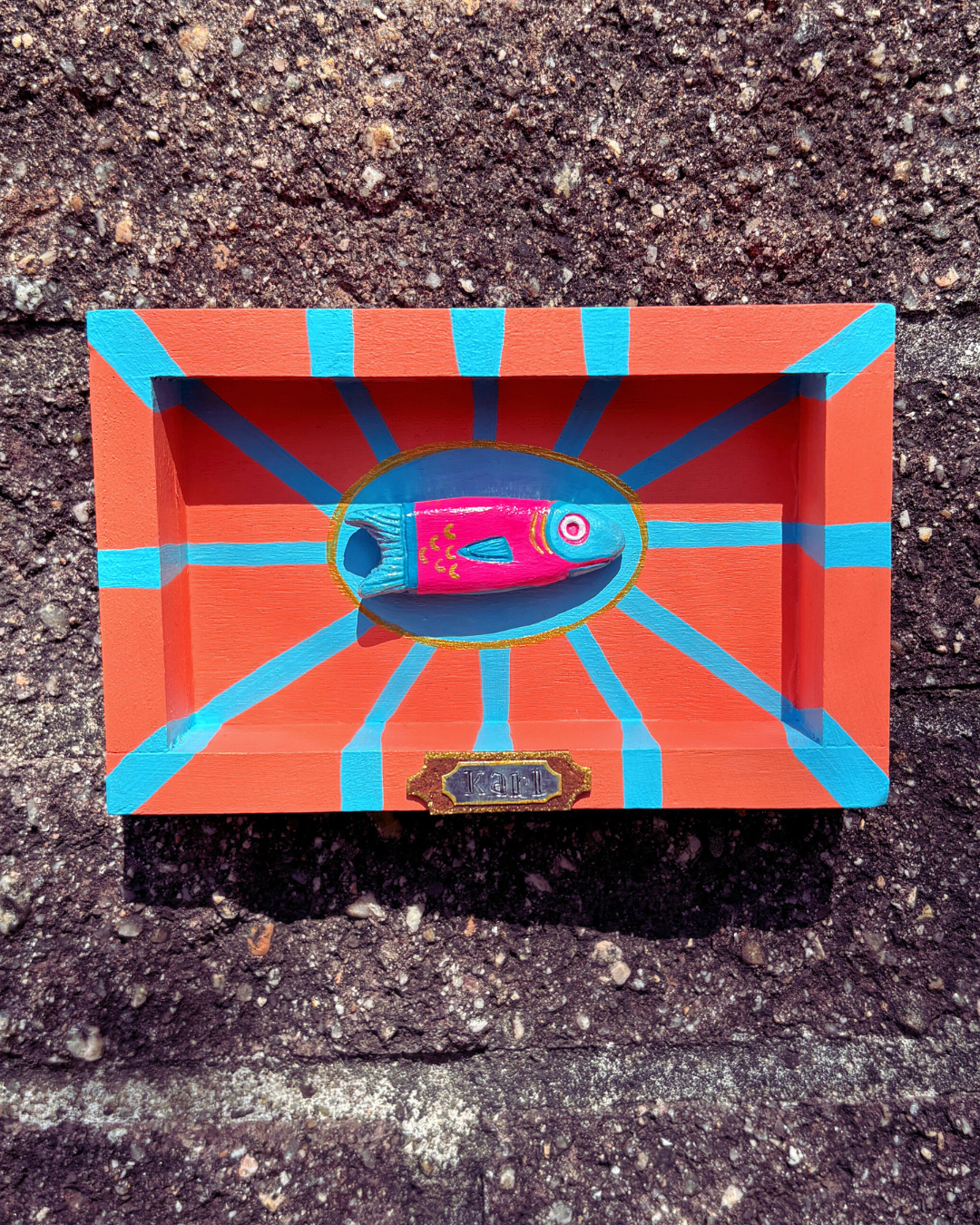 Karl — Original Folk Art Fish Sculpture