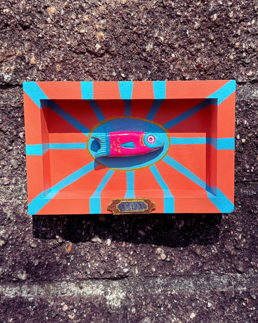 Karl  — Original Folk Art Fish Sculpture