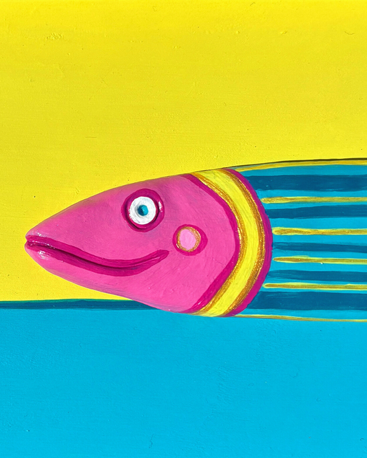 Maude — Original Folk Art Fish Sculpture