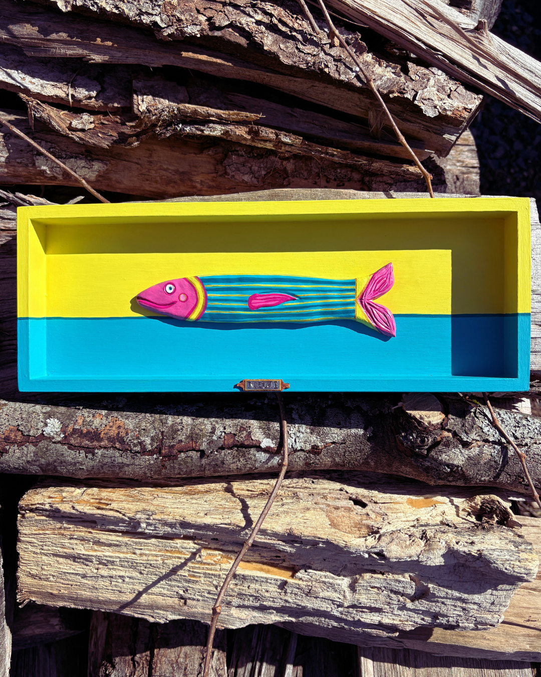 Maude — Original Folk Art Fish Sculpture