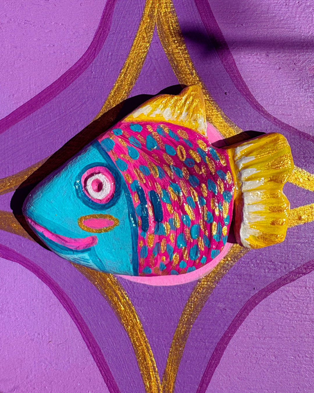 Nell — Original Folk Art Fish Sculpture