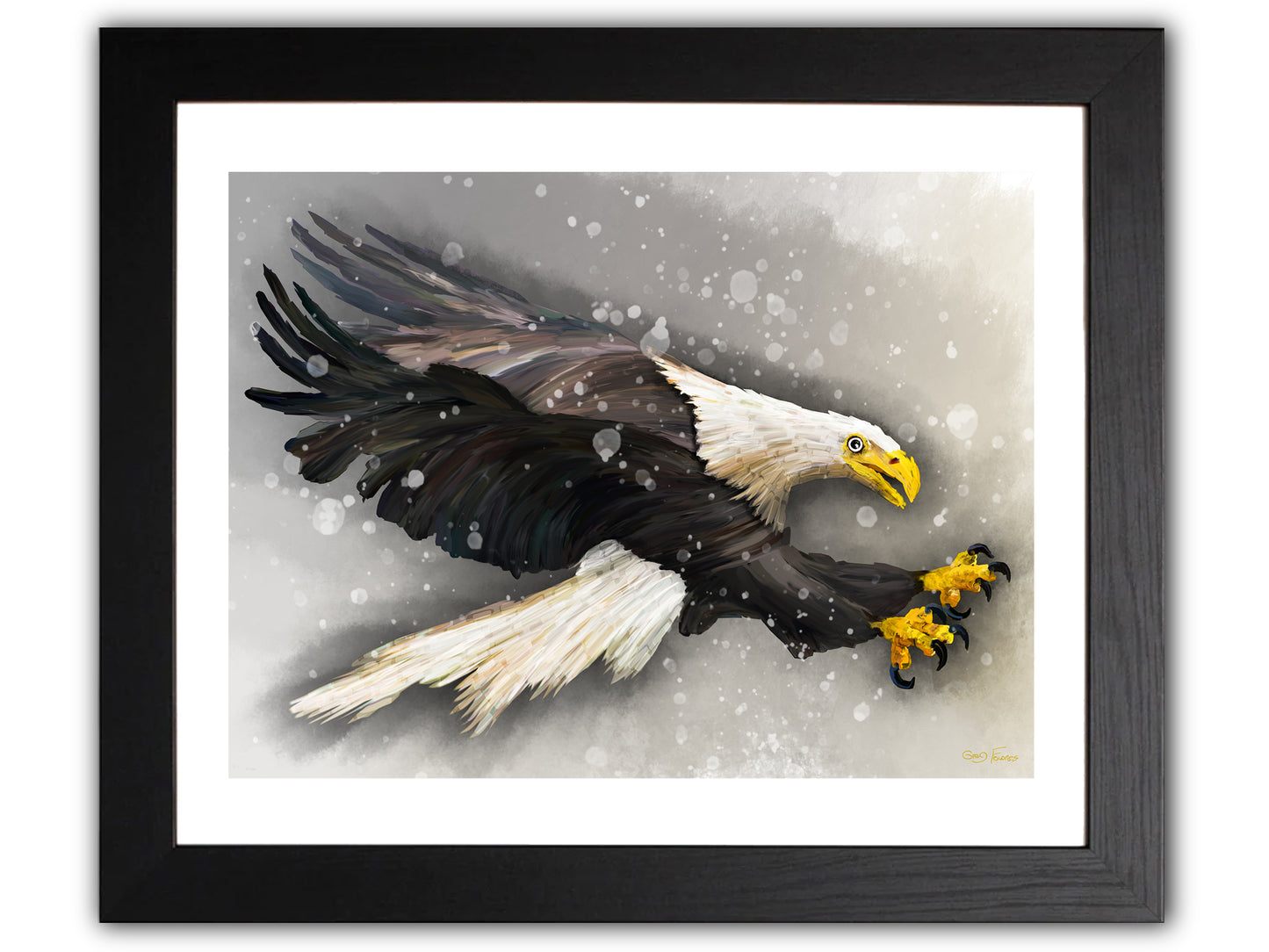 Eagle flying