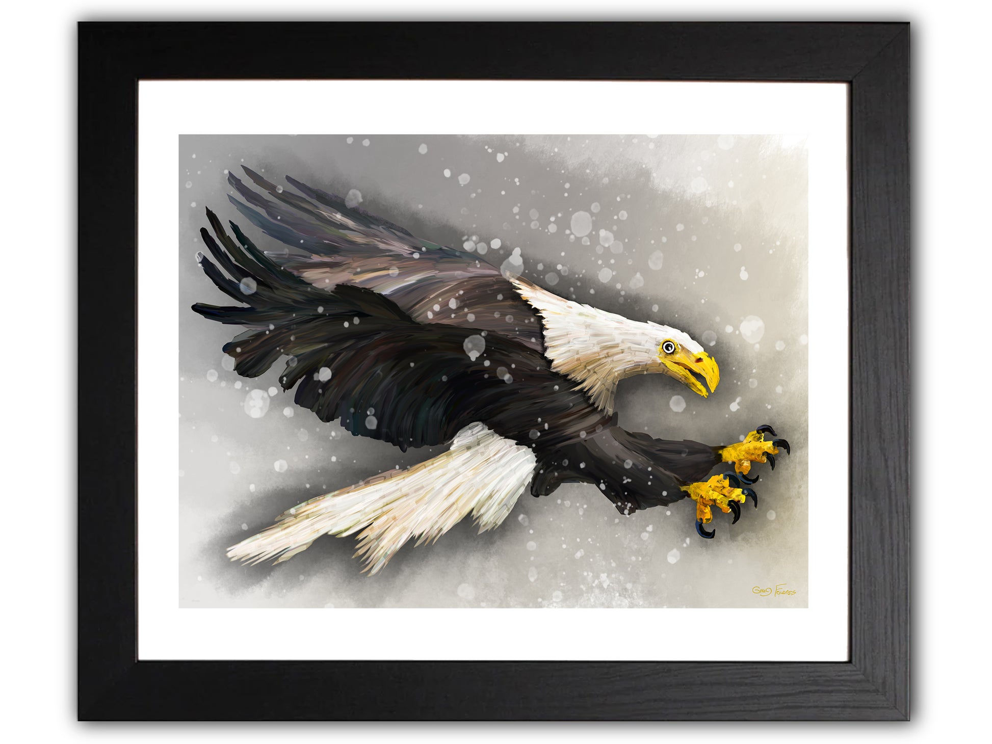 Eagle flying