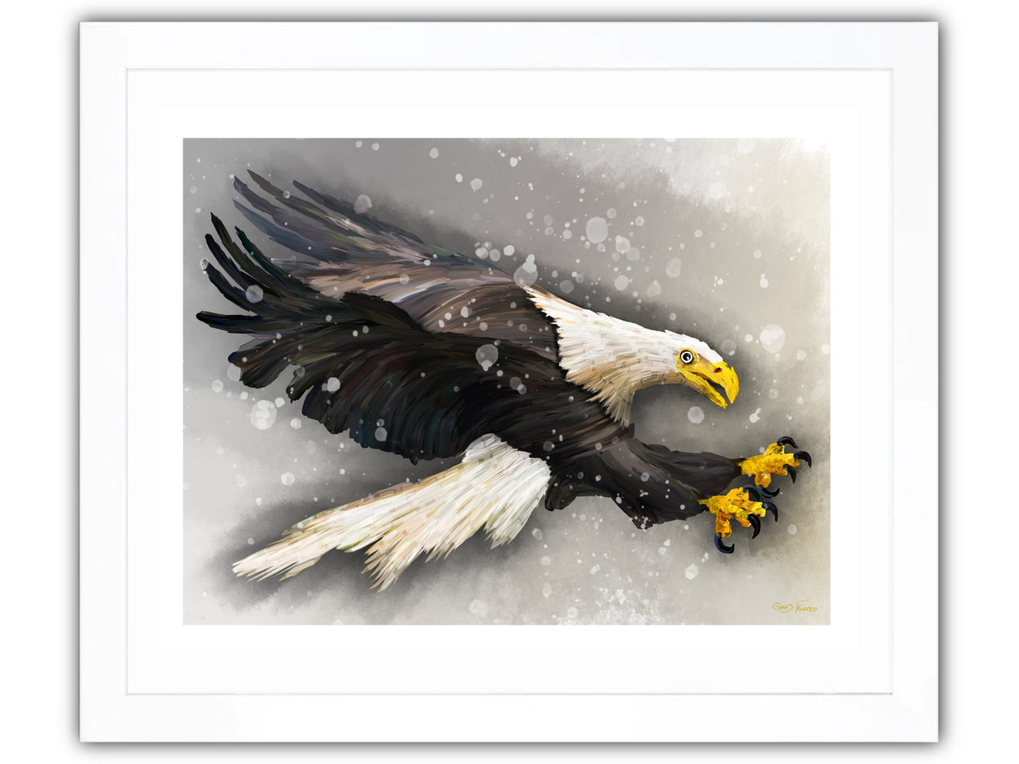 Eagle flying