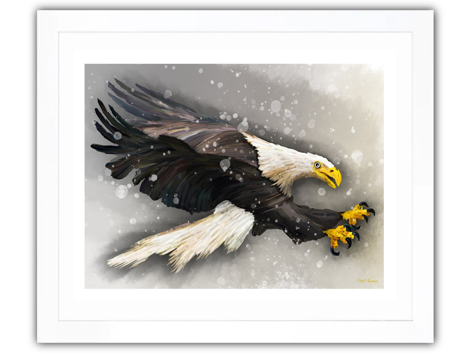 Eagle flying