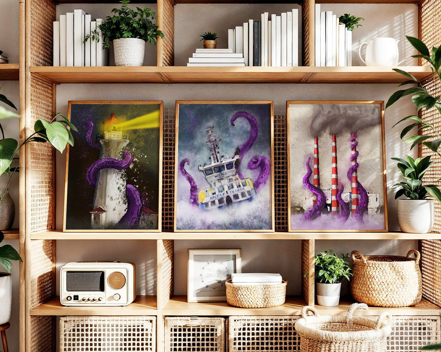 Attack on Halifax! Art Prints - Bundle