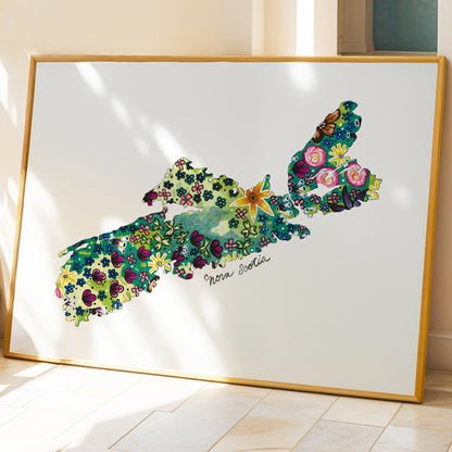 Framed Bloom Nova Scotia print by Joy and Fury Art