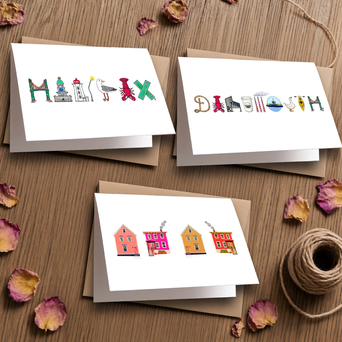 Halifax greeting cards bundle product photo by Joy and Fury Art