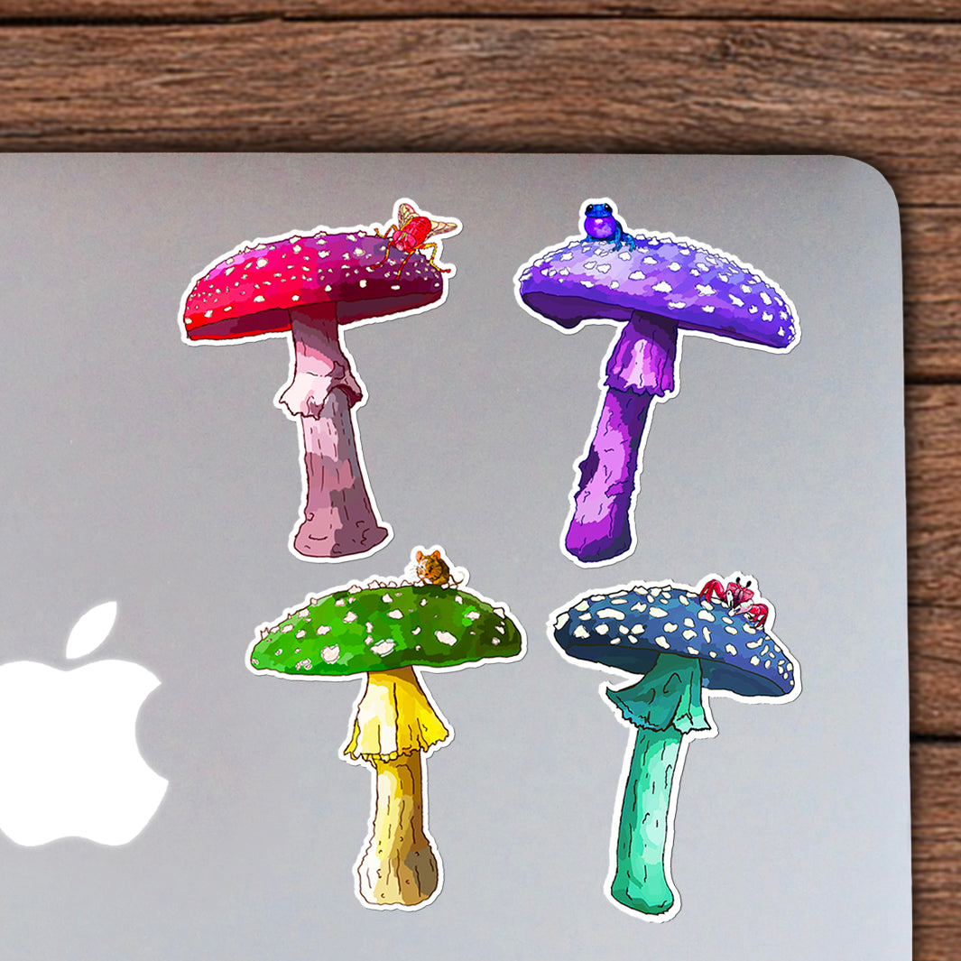 Mushroom Tops Stickers - Bundle