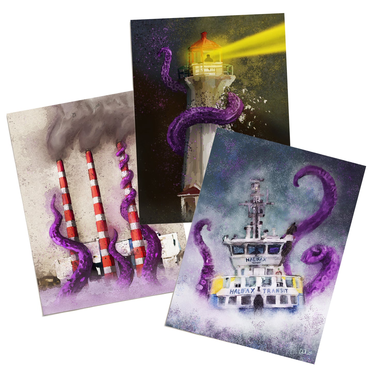 Attack on Halifax! Art Prints - Bundle