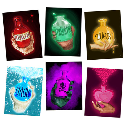 Magic Potion Art Prints - Bundle
