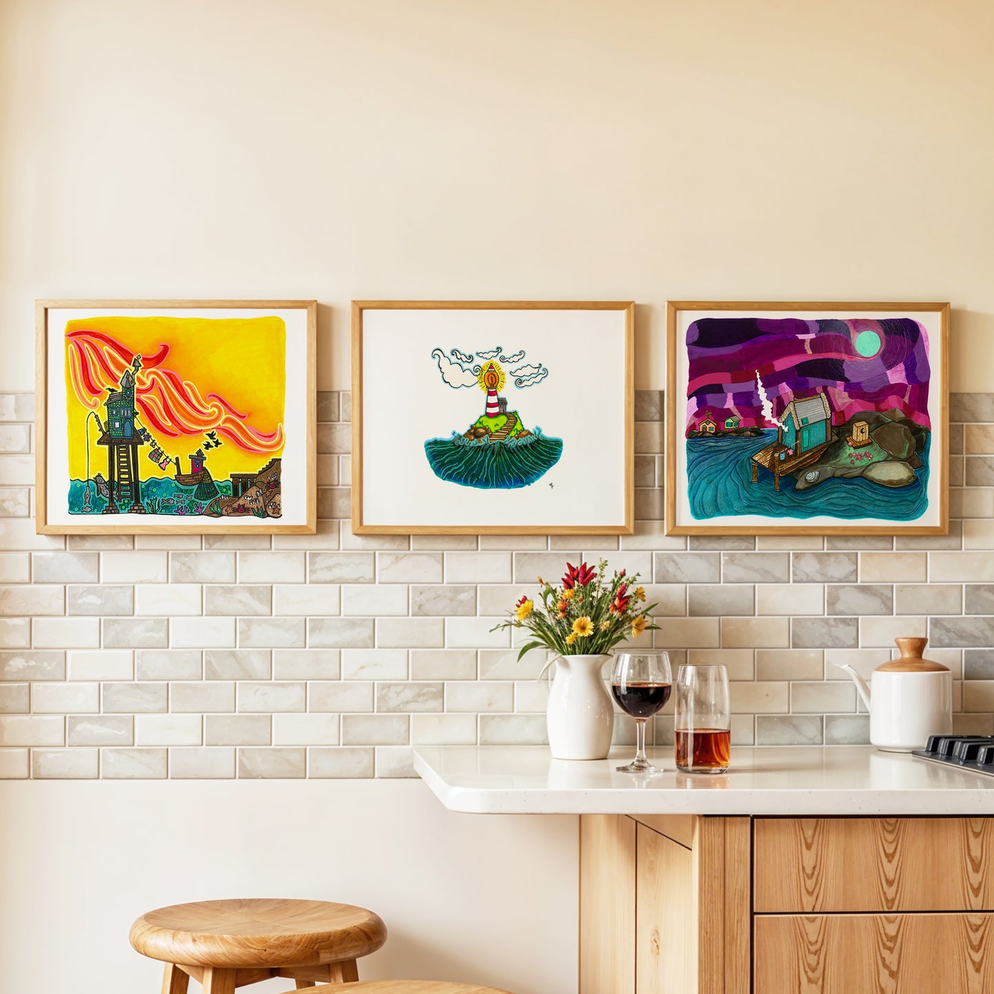 Seaside Art Prints - Bundle