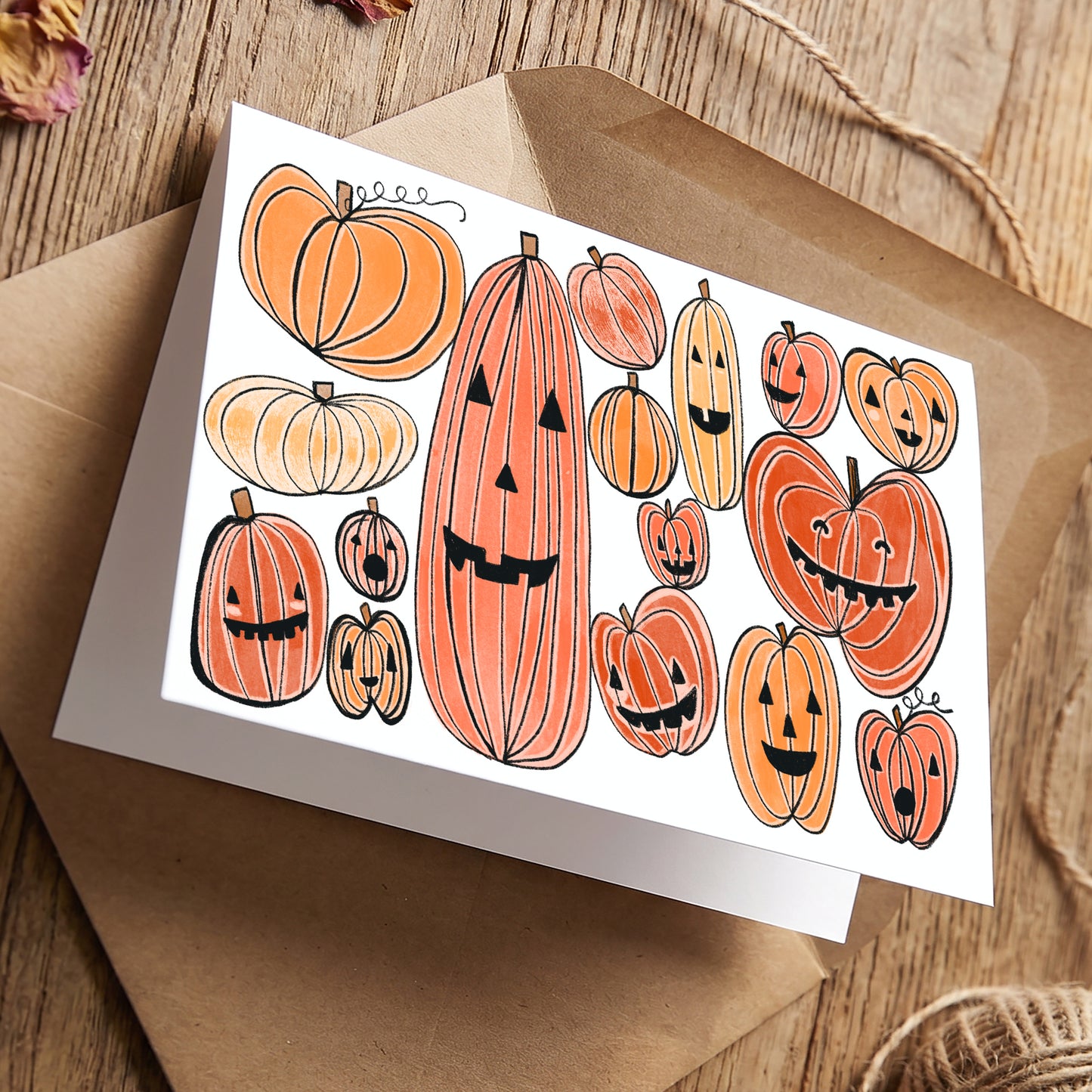 Happy Pumpkin Halloween — Greeting Card
