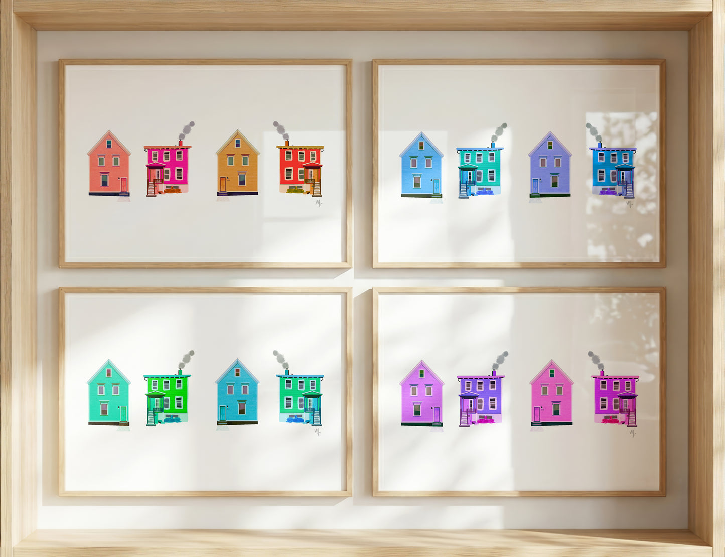 Happy Homes Art Prints - Bundle