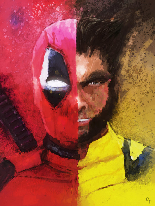 Deadpool Wolverine Art