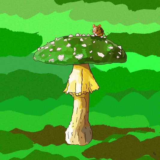 Green mushroom