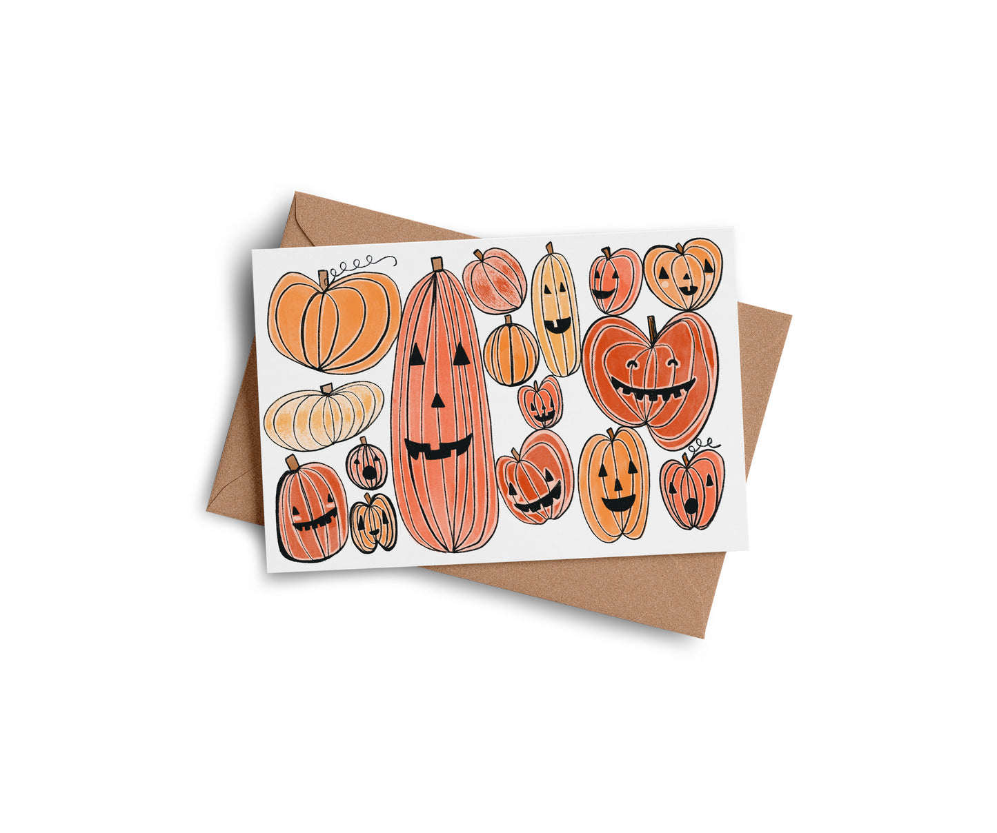 Happy Pumpkin Halloween — Greeting Card