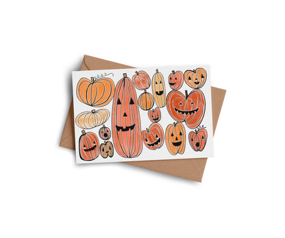 Happy Pumpkin Halloween — Greeting Card