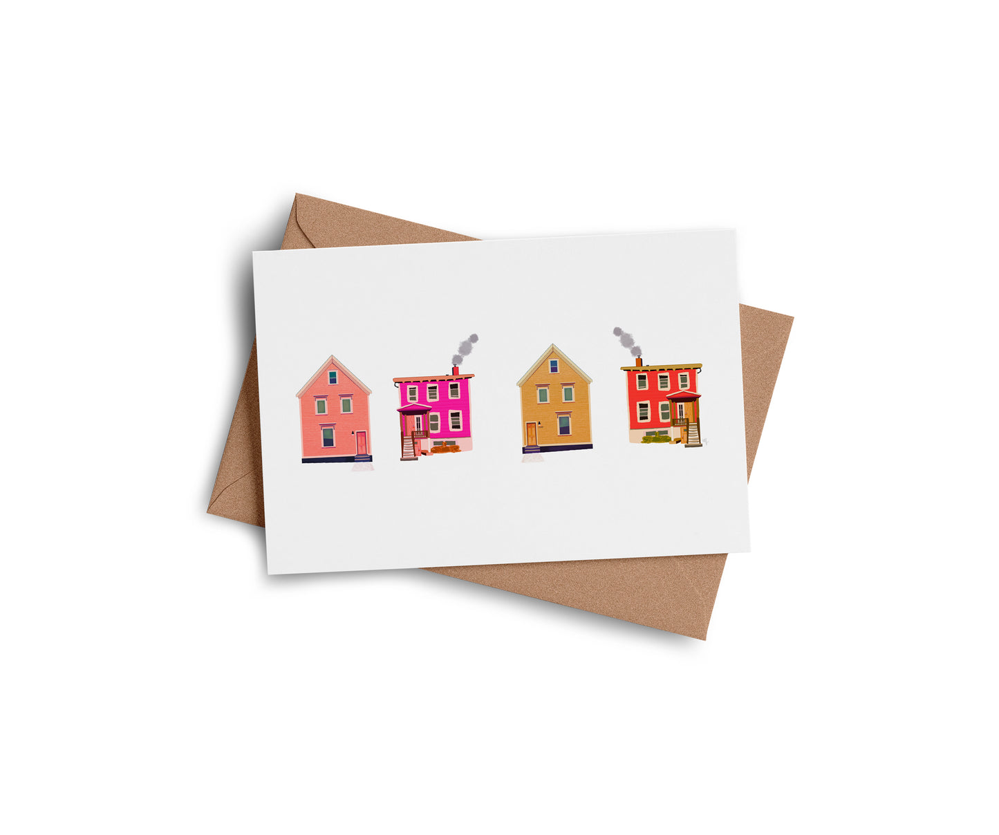 Happy Homes — Greeting Card