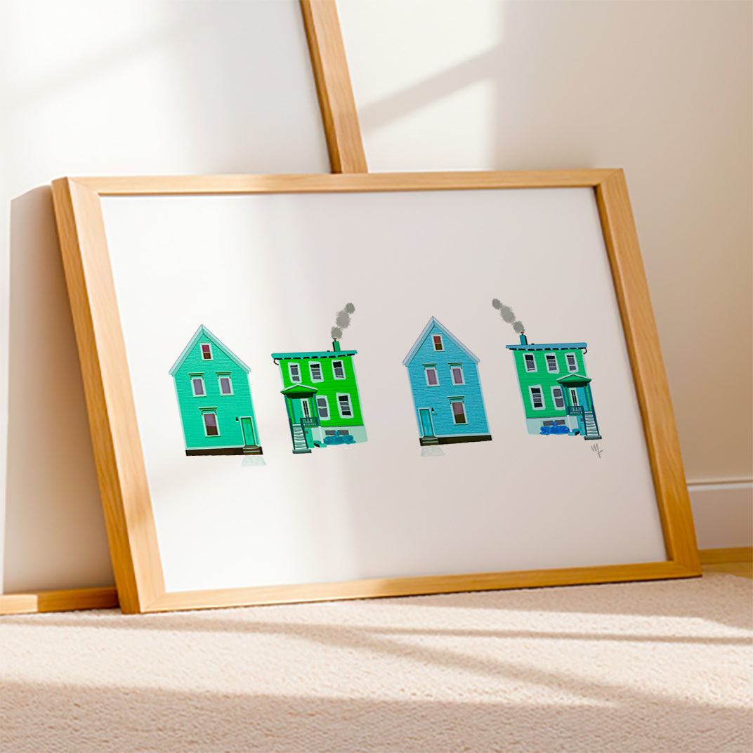 Happy Homes Art Prints - Bundle