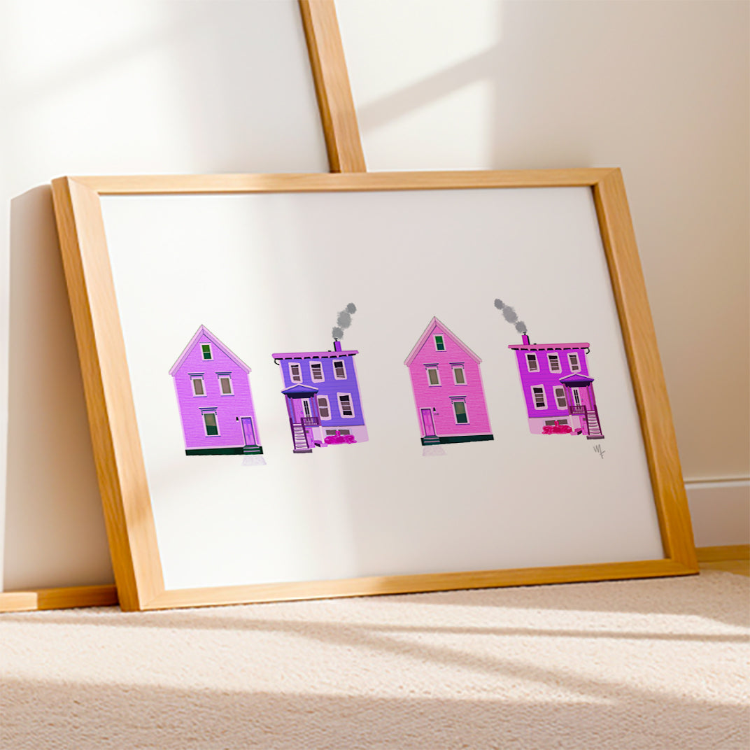 Happy Homes Art Prints - Bundle