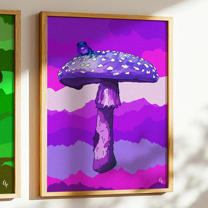 Mushroom Tops Art Prints - Bundle