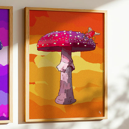 Mushroom Tops Art Prints - Bundle