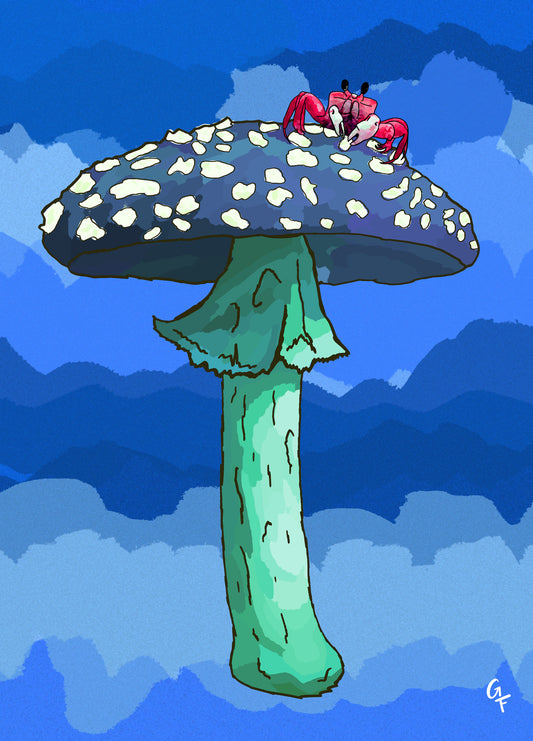Mushroom blue