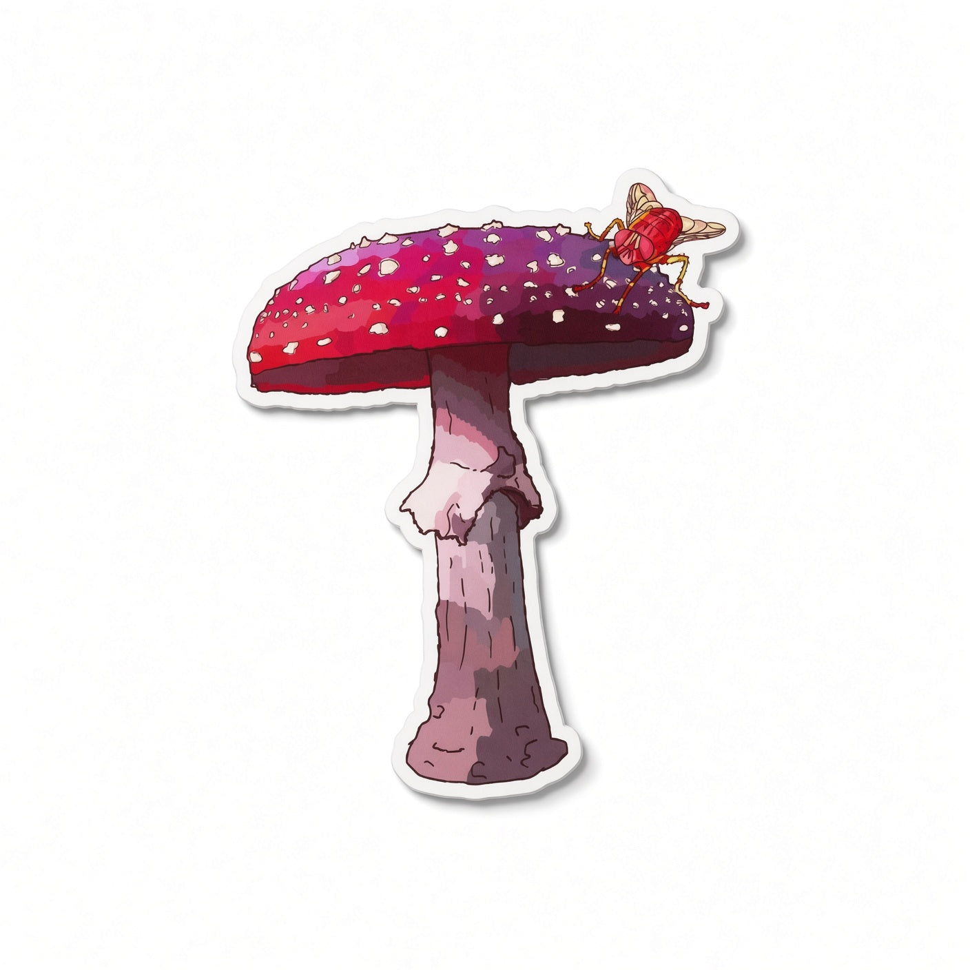 Mushroom Sunset — Vinyl Sticker